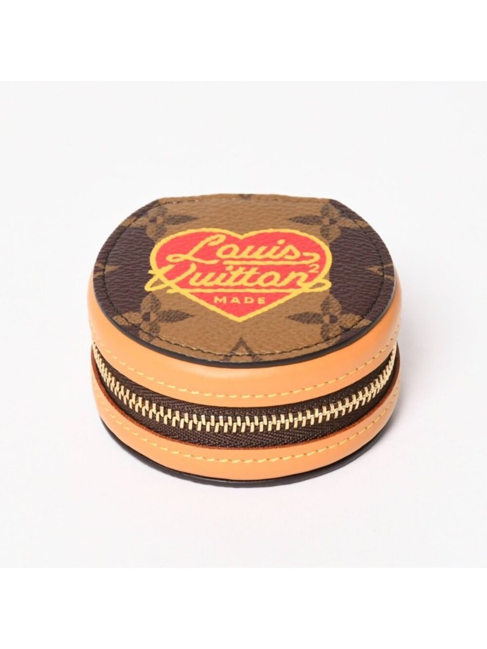 Louis Vuitton NIGO Earphones Pouch Monogram Stripe Brown